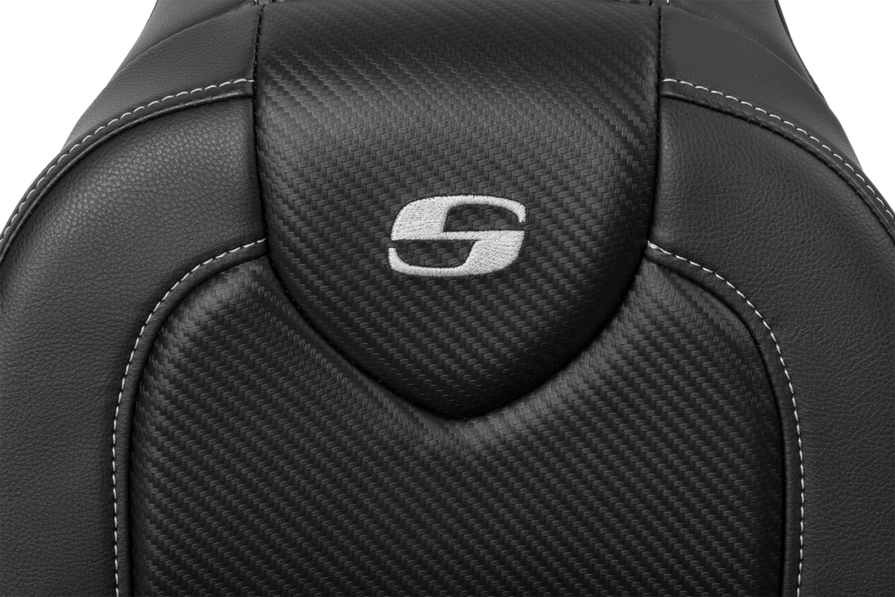 Saddlemen RoadSofa™ - Carbon Fiber - Without Driver Backrest - FXDWG '04-'05