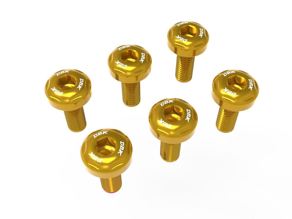 Ducabike DBK KVT114 Panigale V2 MY 2025 Dashboard Screws Kit - Gold