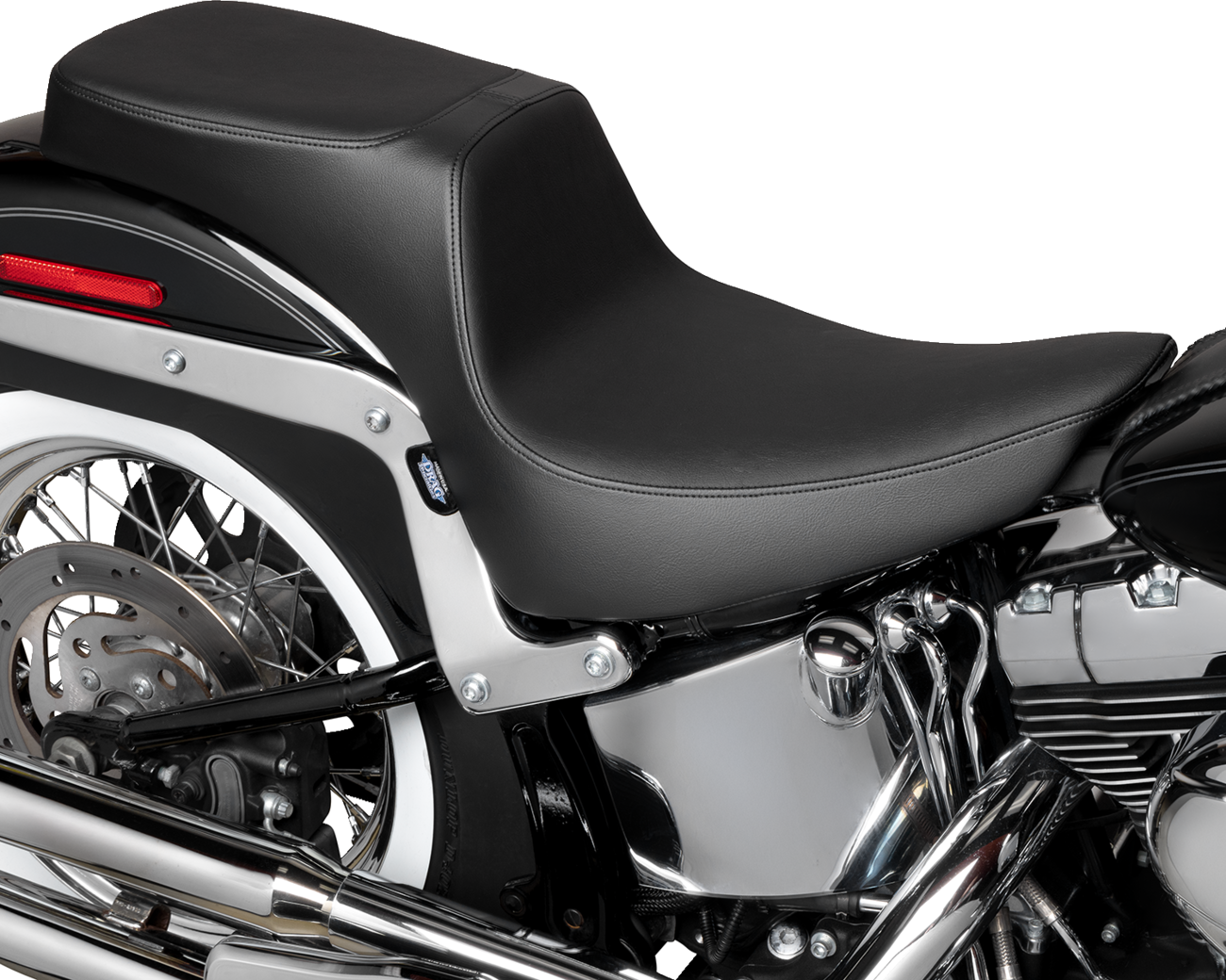 Drag Specialties Seats Performance Predator 2-Up Seat - Vinyl - Smooth - FL '00-'17