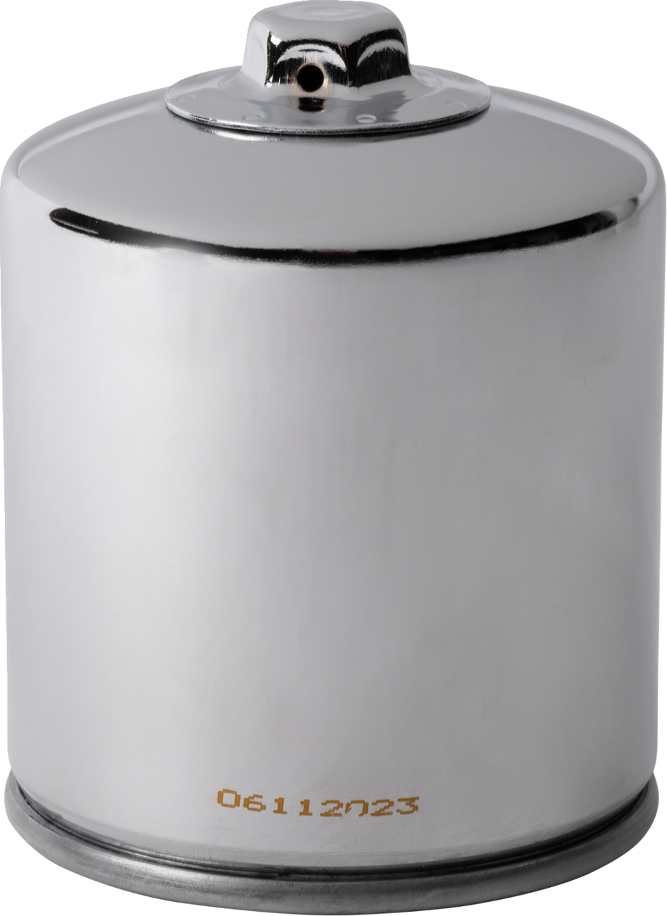 Hiflofiltro Performance Oil Filter - Chrome