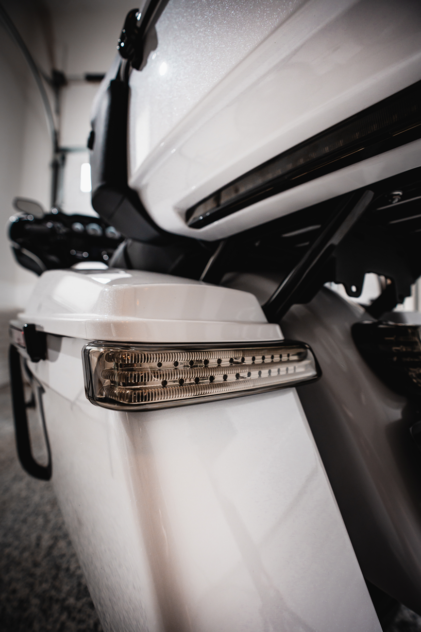Custom Dynamics LED Run/Brake/Turn Tour-Pak® Arms - Smoke Lens - '14-'25