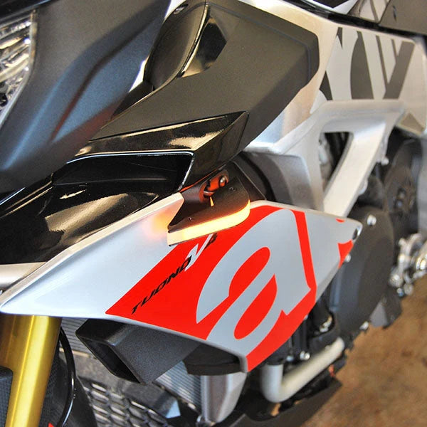 NRC Front Flush Mount LED Turn Signals For Aprilia Tuono V4 1100