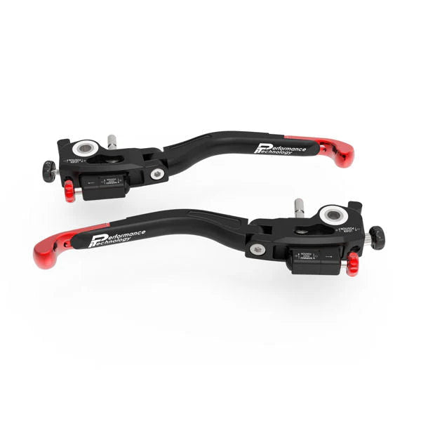 Ducabike DBK Double Adjustable Ultimate Levers For Panigale 899 959 1199 1299 - Red