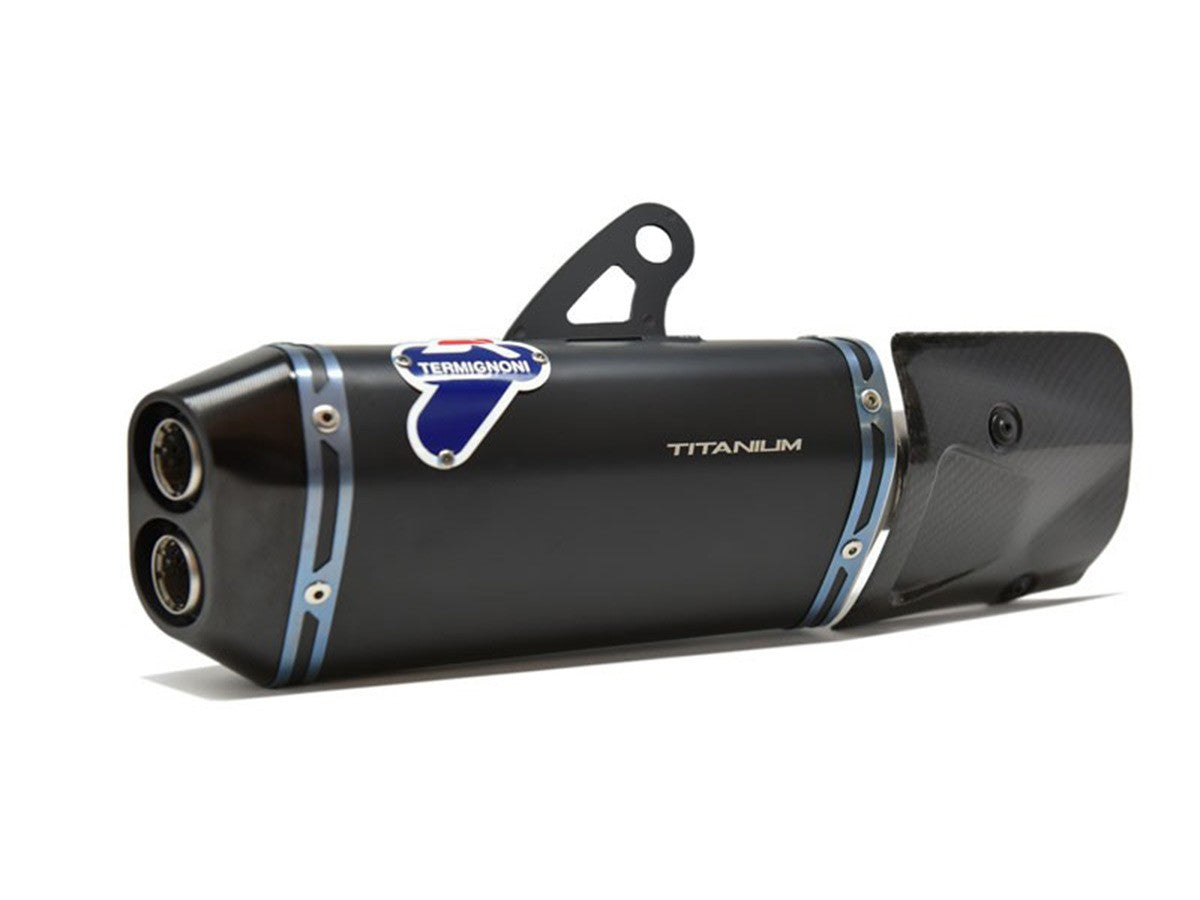 Termignoni D18409400INA Black Titanium Silencers Ducati Panigale V4