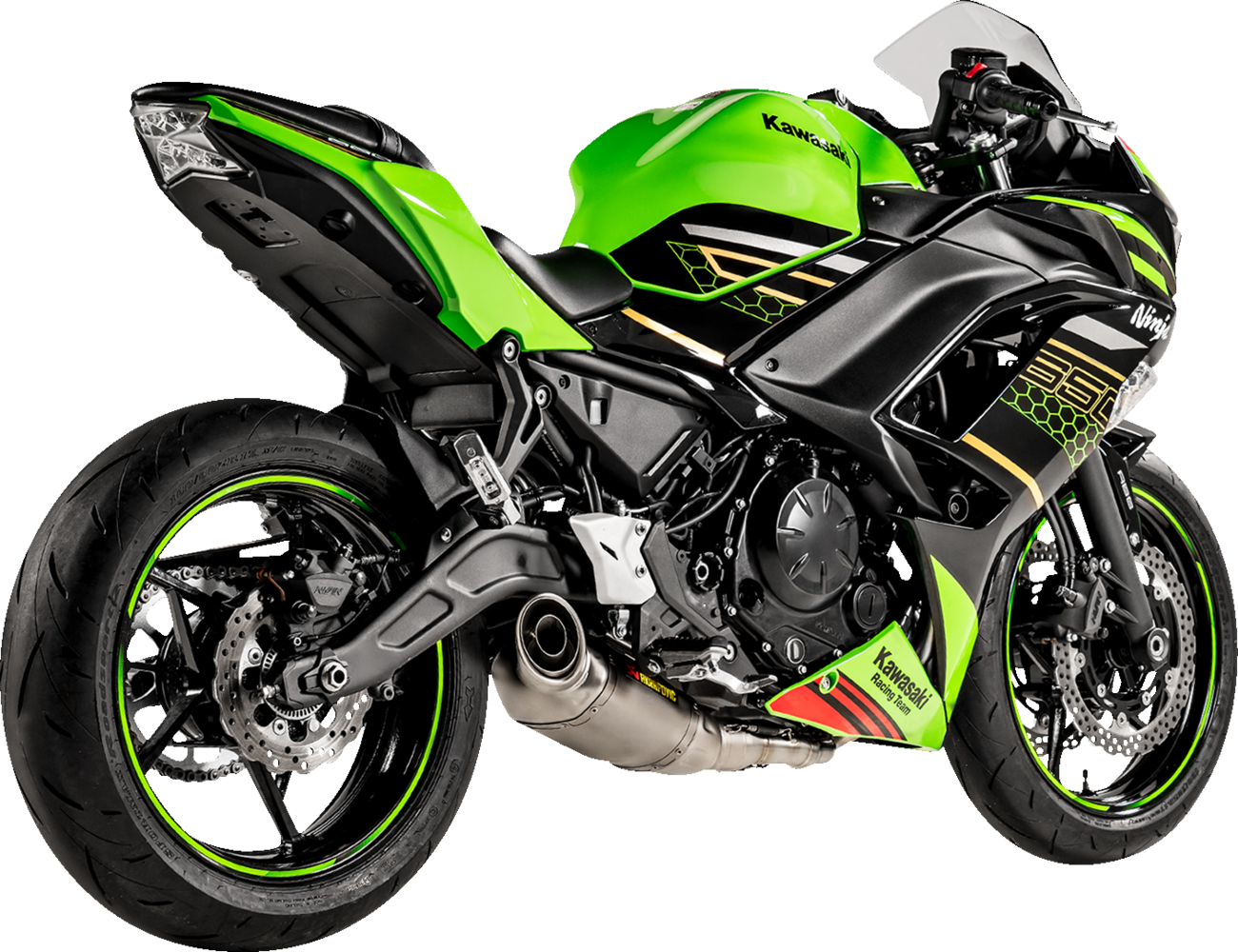 Akrapovic Racing Line Exhaust System - Titanium - Kawasaki Ninja 650
