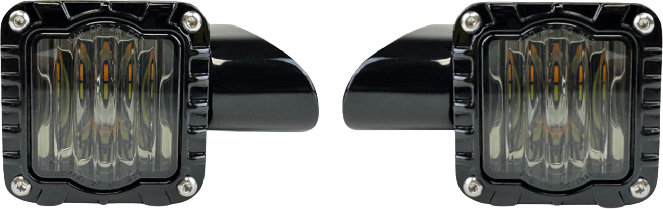 Custom Dynamics Turn Signal - Shark Demon™ - LED - Front - Smoke Lens