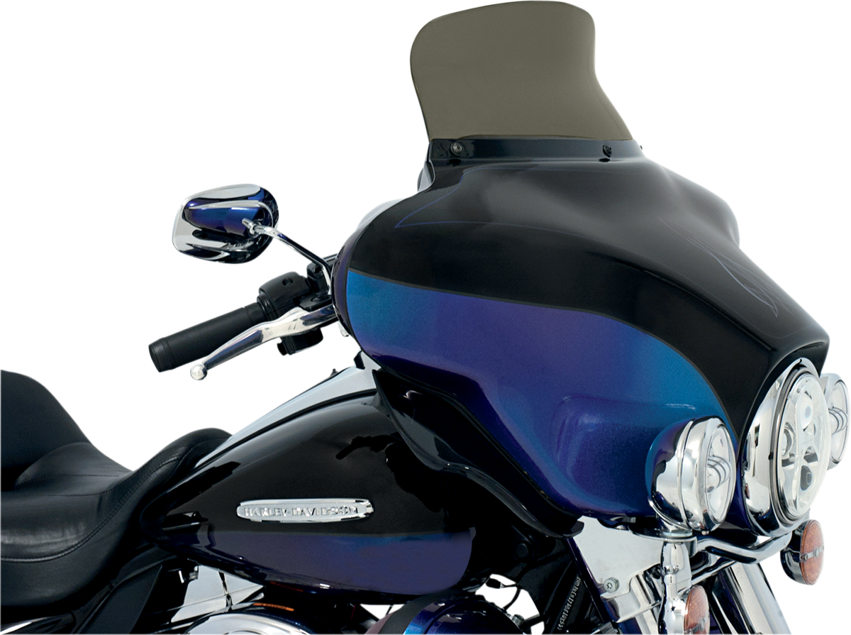 Memphis Shades Spoiler Windshield - 6-1/2" - Smoke - FLH