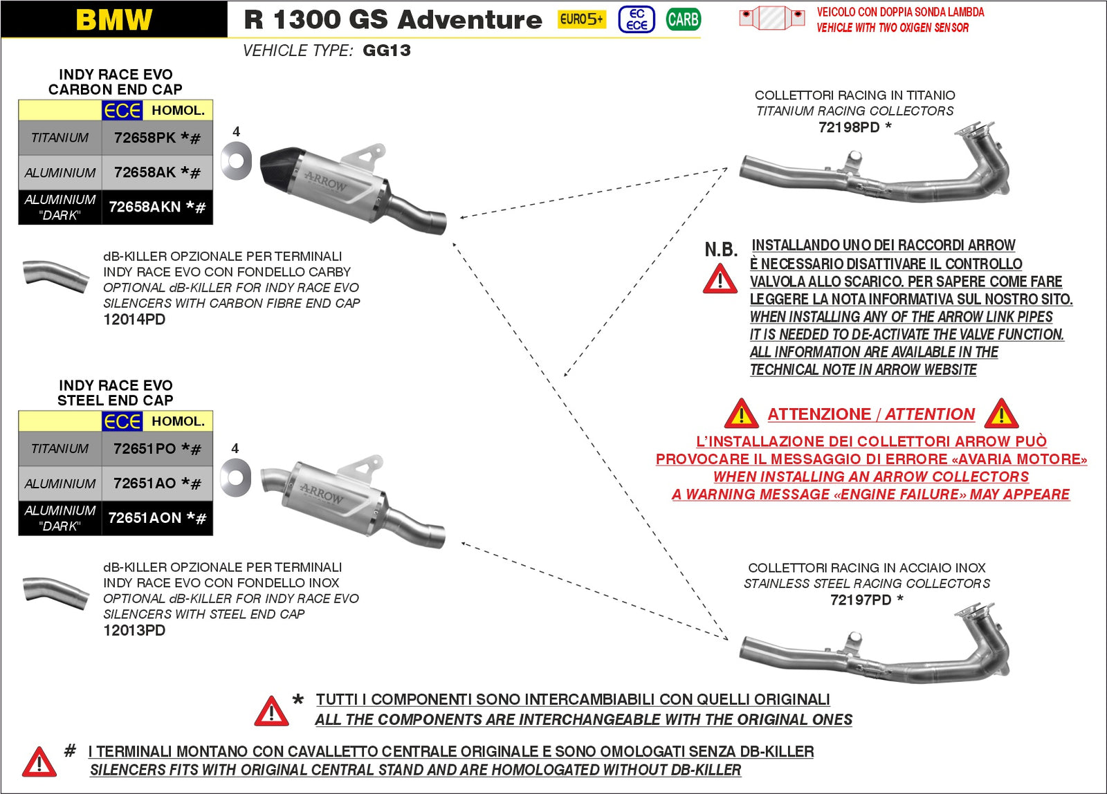 72197PD Stainless Steel Racing Headers