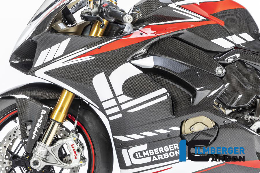 Ilmberger Carbon Fairing Side Panel Left Ducati Panigale V4 Racing - Gloss