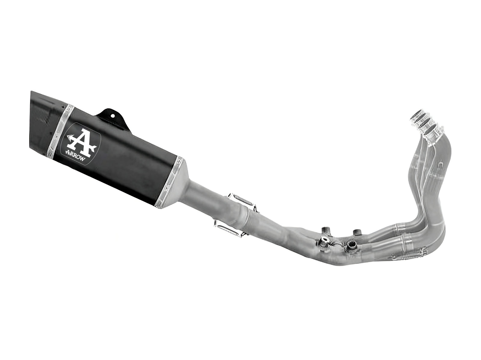 Arrow 71245PTN Competition SBK Full Titanium Full System With Titanium Dark Slip On