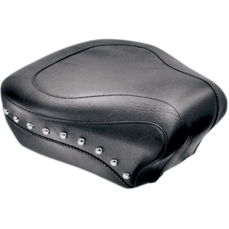 Mustang Wide Rear Seat - Studded - Black - Softail '84-'99