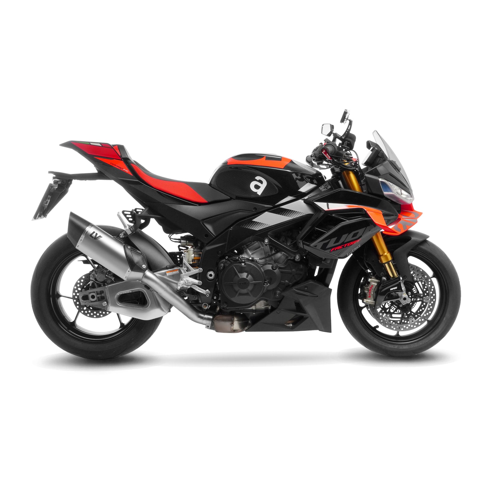LeoVince Lv-14 R Titanium (15642TU) - for APRILIA | TUONO V4 1100/FACTORY | 2021 - 2024; APRILIA | TUONO V4 1100/FACTORY | 2025 - 2026; APRILIA | TUONO V4 1100/FACTORY/RR | 2019 - 2020 - image 2 of 5