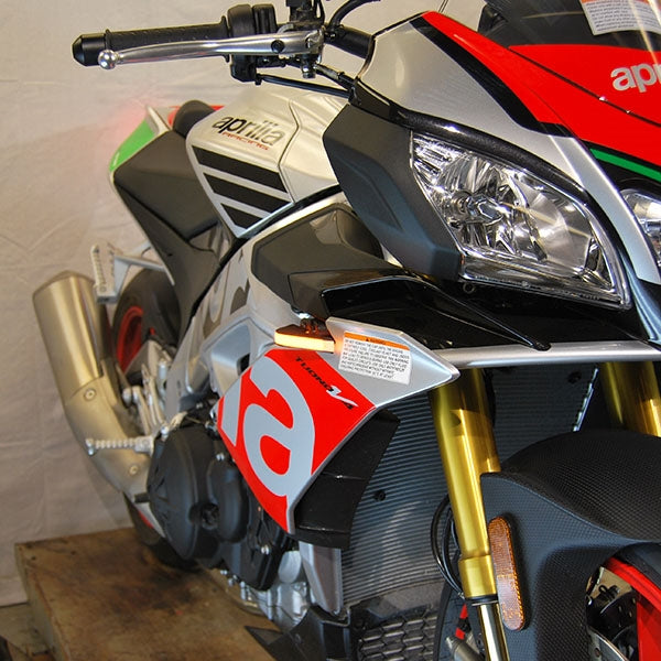NRC Front Flush Mount LED Turn Signals for Aprilia Tuono V4 1100