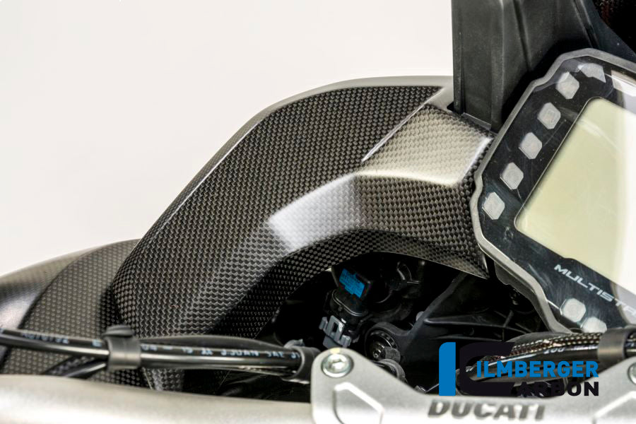 Ilmberger Carbon Cover Near The Instrument Left Side Surface Ducati MTS 2015 - Matte