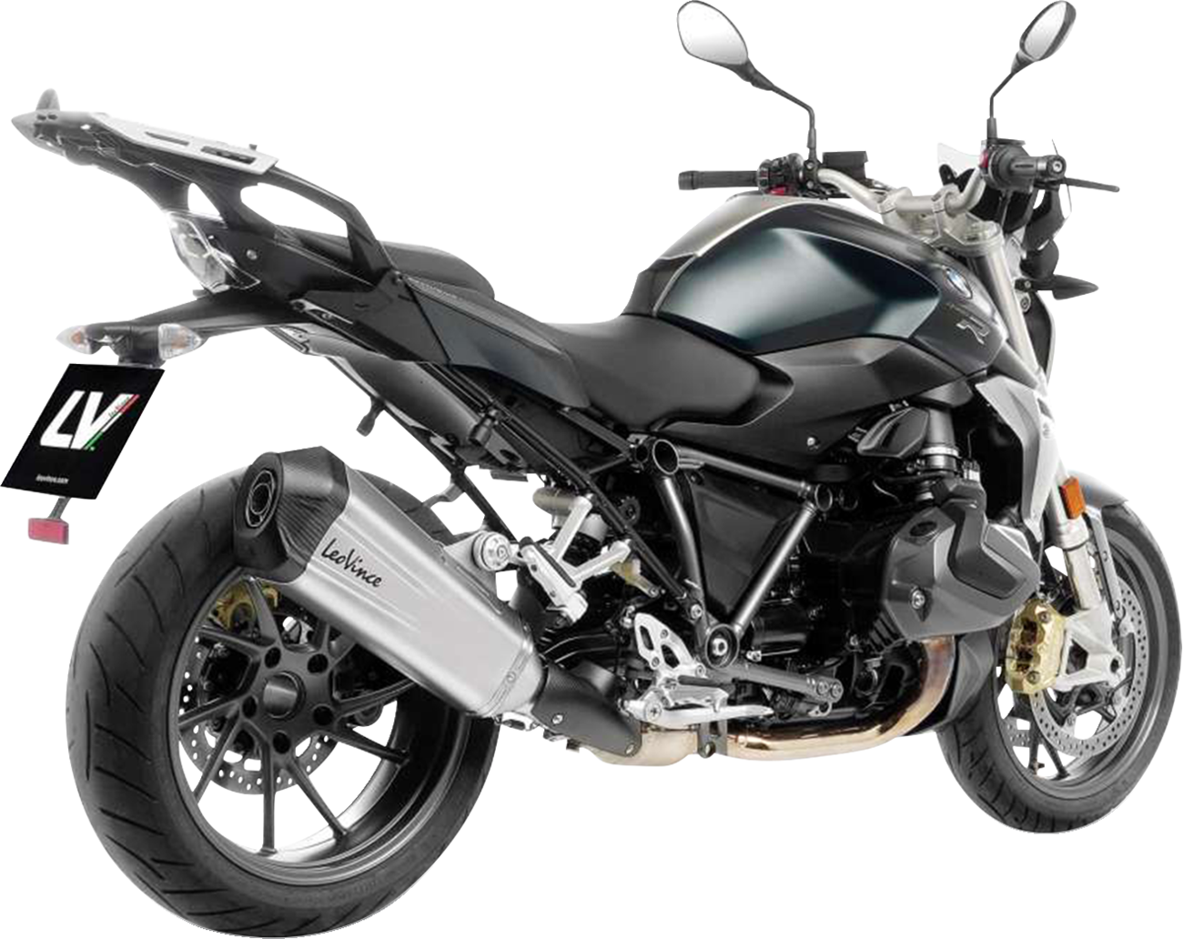 LeoVince LV-12 R Slip-On Muffler - Stainless Steel - R 1250 R/RS