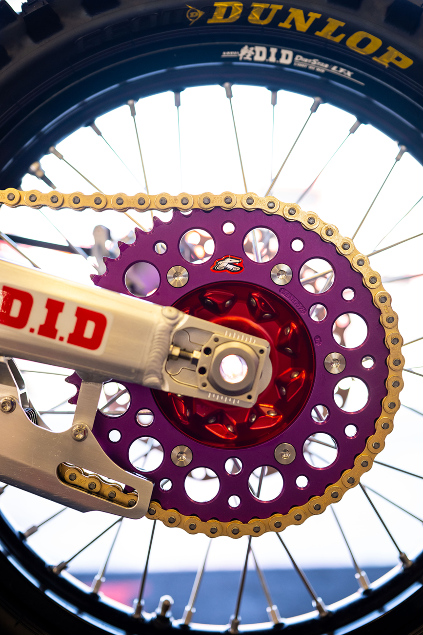 Renthal Rear Sprocket - Aluminum - 49 Tooth - Purple - Honda