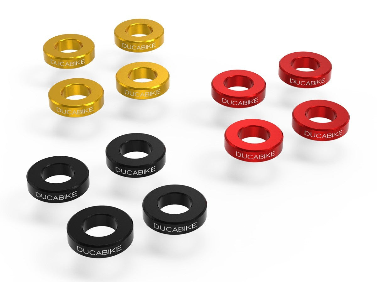 Ducabike DBK DPF01 Front Brake Caliper Spacers - RED