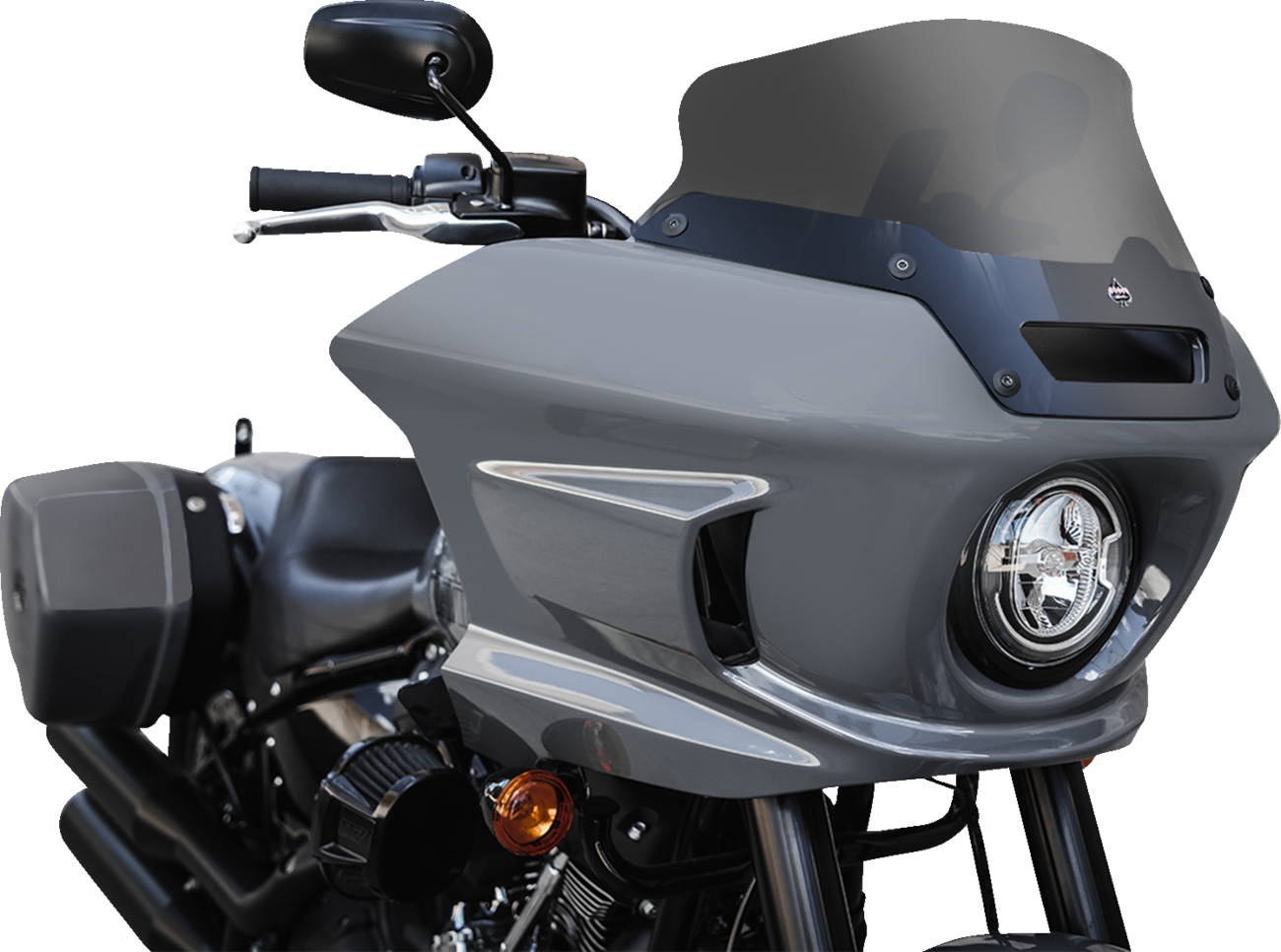 Klock Werks Flare® Windshield - 6" - Dark Smoke - FXLRST