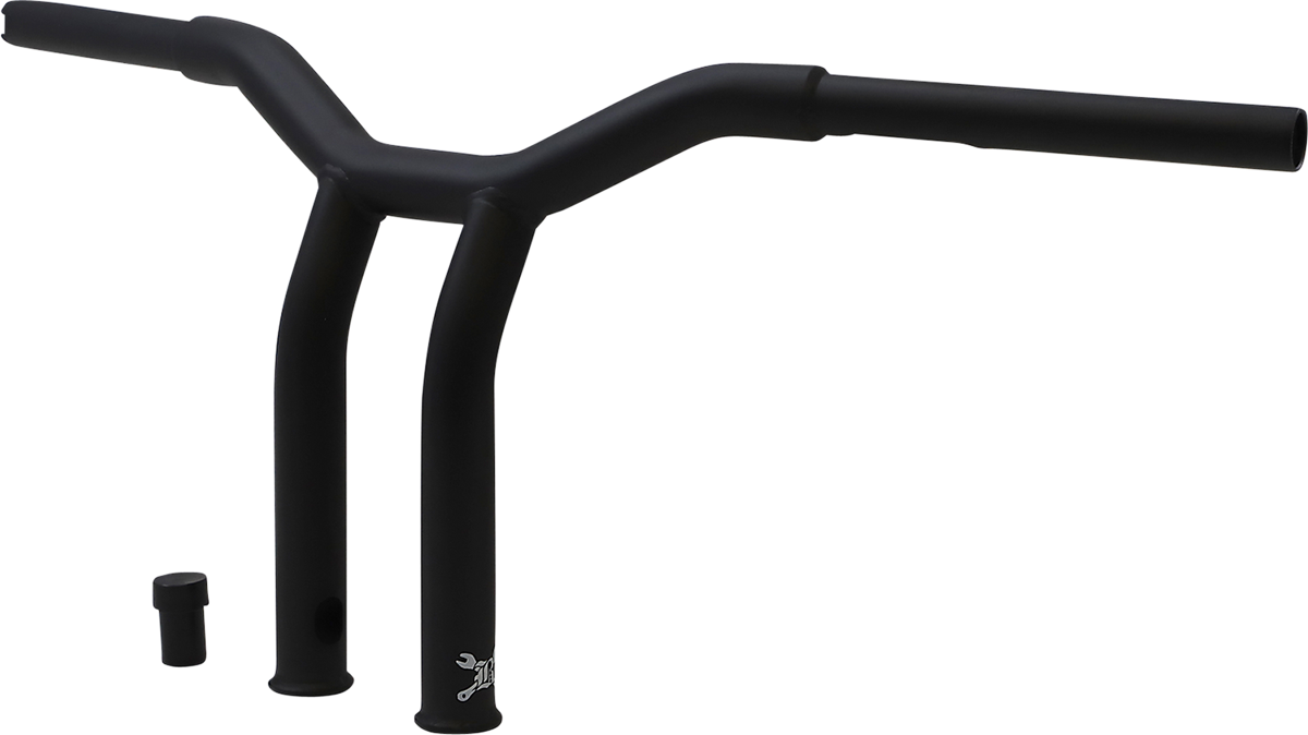 Burly Brand Dominator Handlebar - Raked - 10" - Matte Black