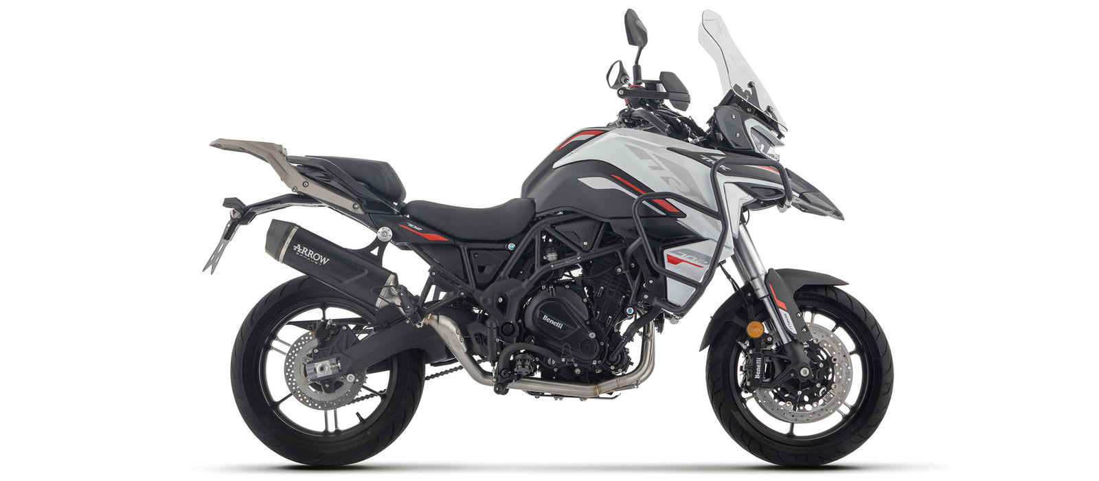 Full System With Indy Race Evo Aluminium Dark" Slip On With Carbon Fiber End Cap"