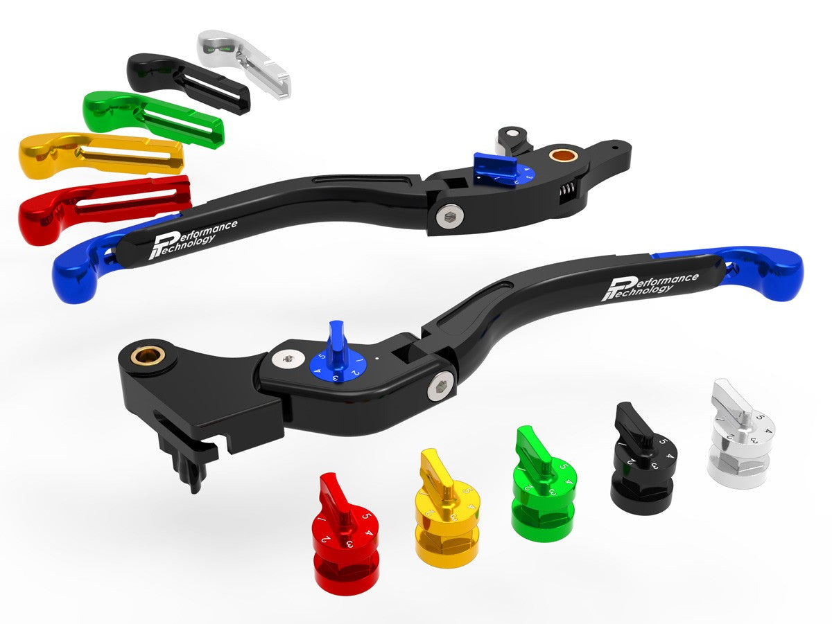 Ducabike DBK LEA19 BMW Brake / Clutch Adjustable Levers Eco GP 2 - BLACK-RED