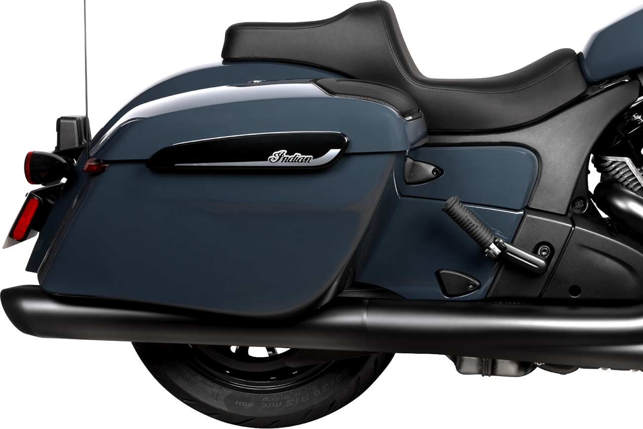 Drag Specialties Seats Predator III 2-Up Seat - Vinyl/Solar Leather - Smooth - Chieftain '25/Challenger '20-'25