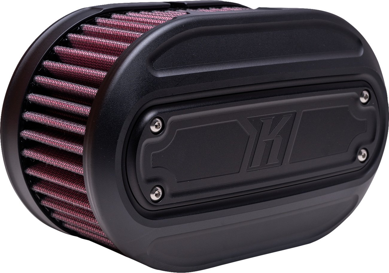 Kodlin USA Oval Air Cleaner Kit - Black - Touring/Softail