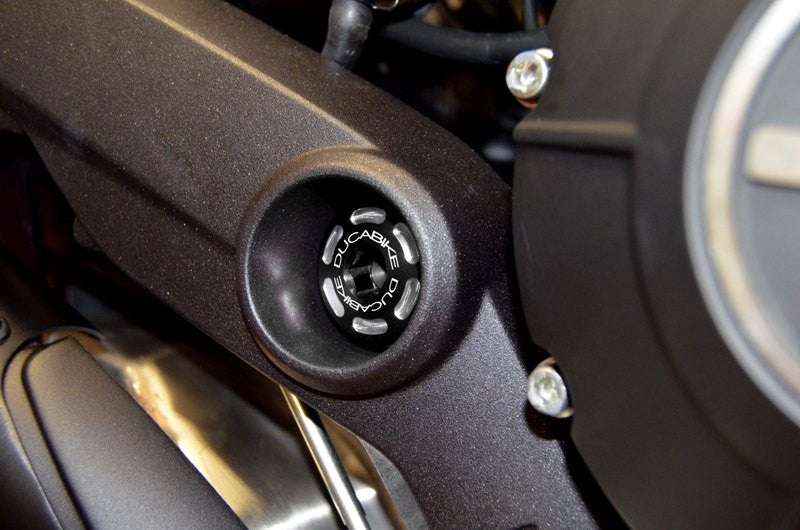 Ducabike DBK TTF04 KIT CENTRAL FRAME CAPS (Swing Arm) - BLACK