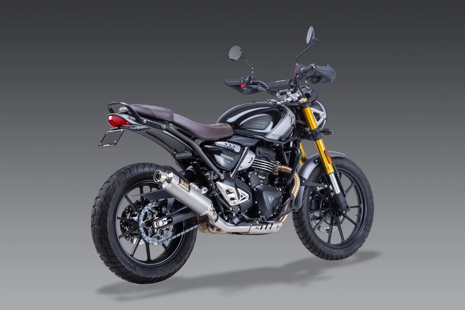 Yoshimura SPEED/SCRAMBLER 400 2024-25 GP-MAGNUM Stainless Slip-On, W/ Stainless Muffler