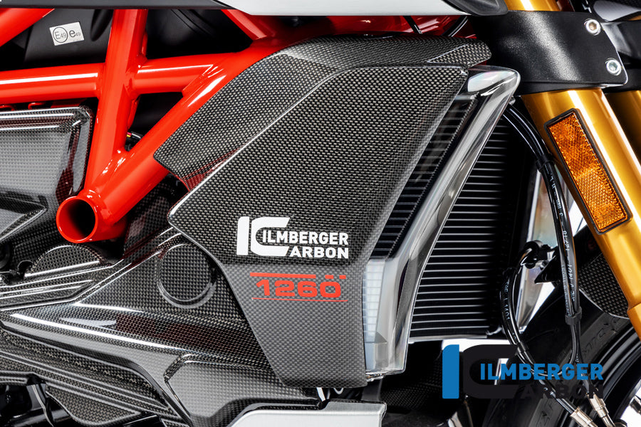 Ilmberger Carbon Radiator Cover Right Ducati Diavel 1260 - Gloss