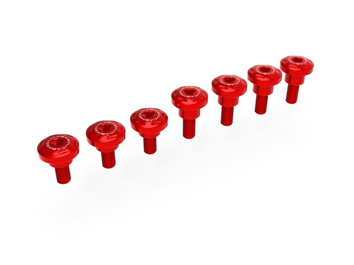 Ducabike DBK KVT31 DesertX Kit Screws Frame Fairing - RED