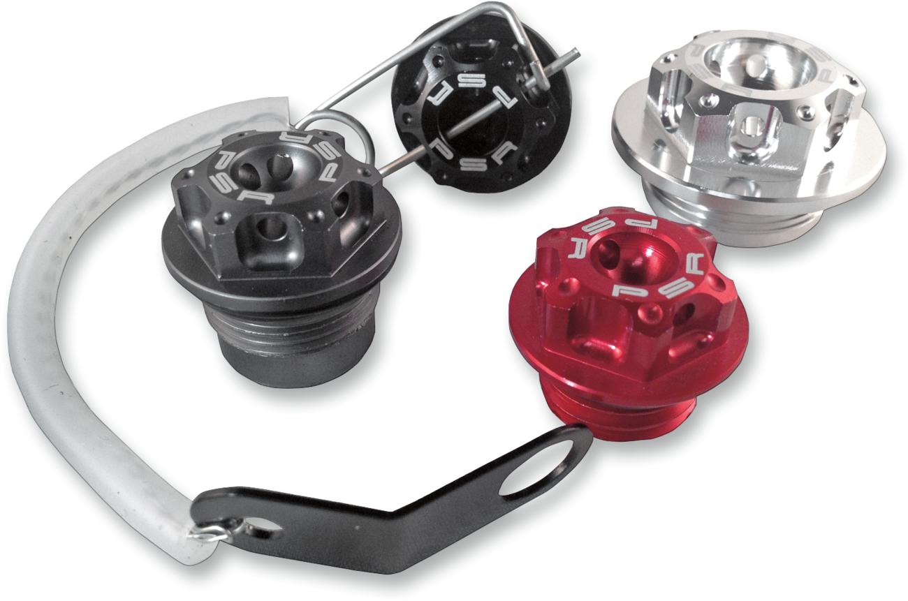 PSR Oil Cap Kit - Black - M22 X 1.5 - BMW/Ducati