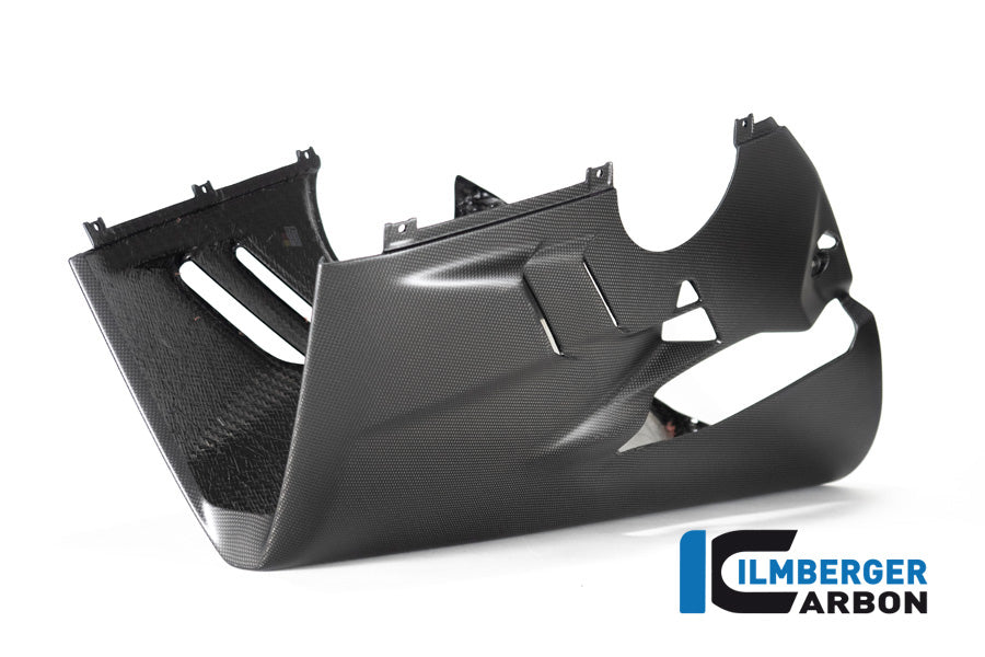Ilmberger Carbon Belly Pan Ducati Panigale V4 22 For Higher Exhaust With Sidestand - Matte