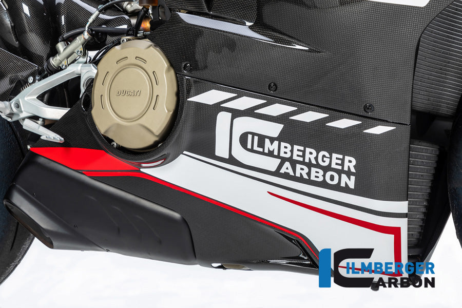 Ilmberger Carbon Bottom Side Panel Right Ducati Panigale V4 / V4 S - Gloss