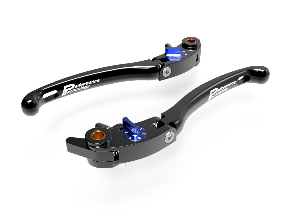 Ducabike DBK LE01 Brake / Clutch Adjustable Levers Eco GP 1 - BLACK-BLUE