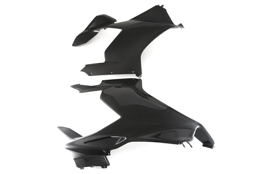 Fullsix Carbon Fairing Side Panel - Upper Set