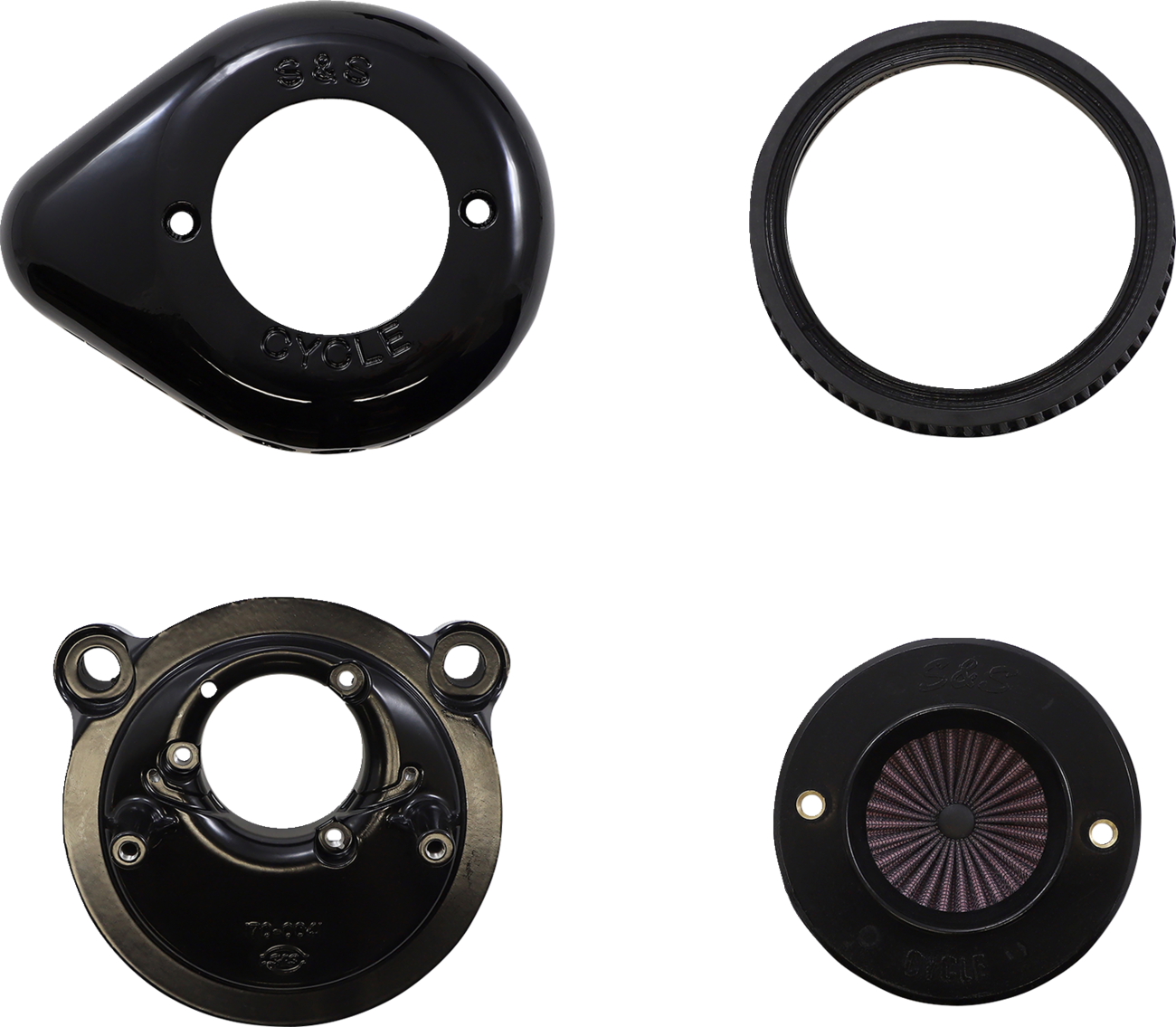 S&S Cycle Air Stinger Stealth Air Cleaner Kit - Black
