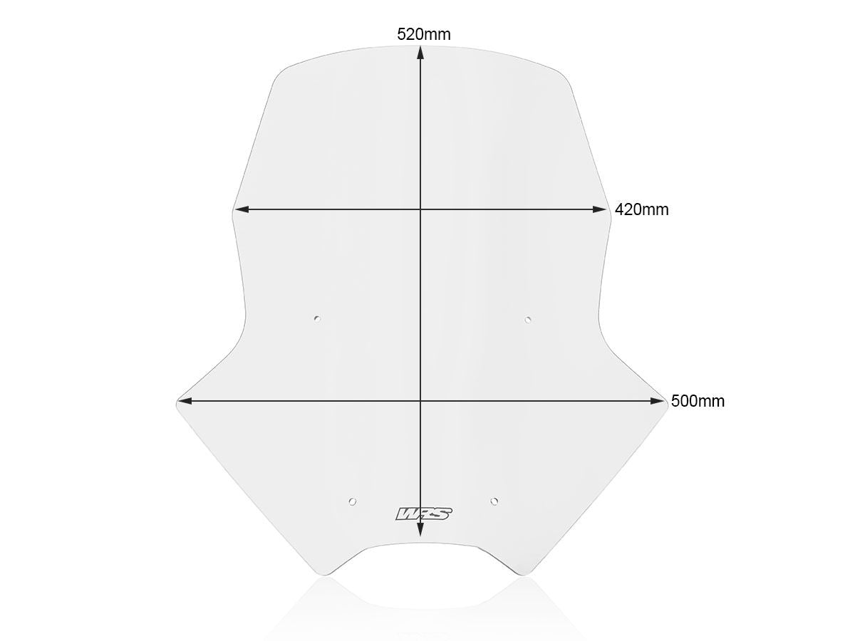 WRS Touring Windscreen Sym Jet X 125 2023-2026
