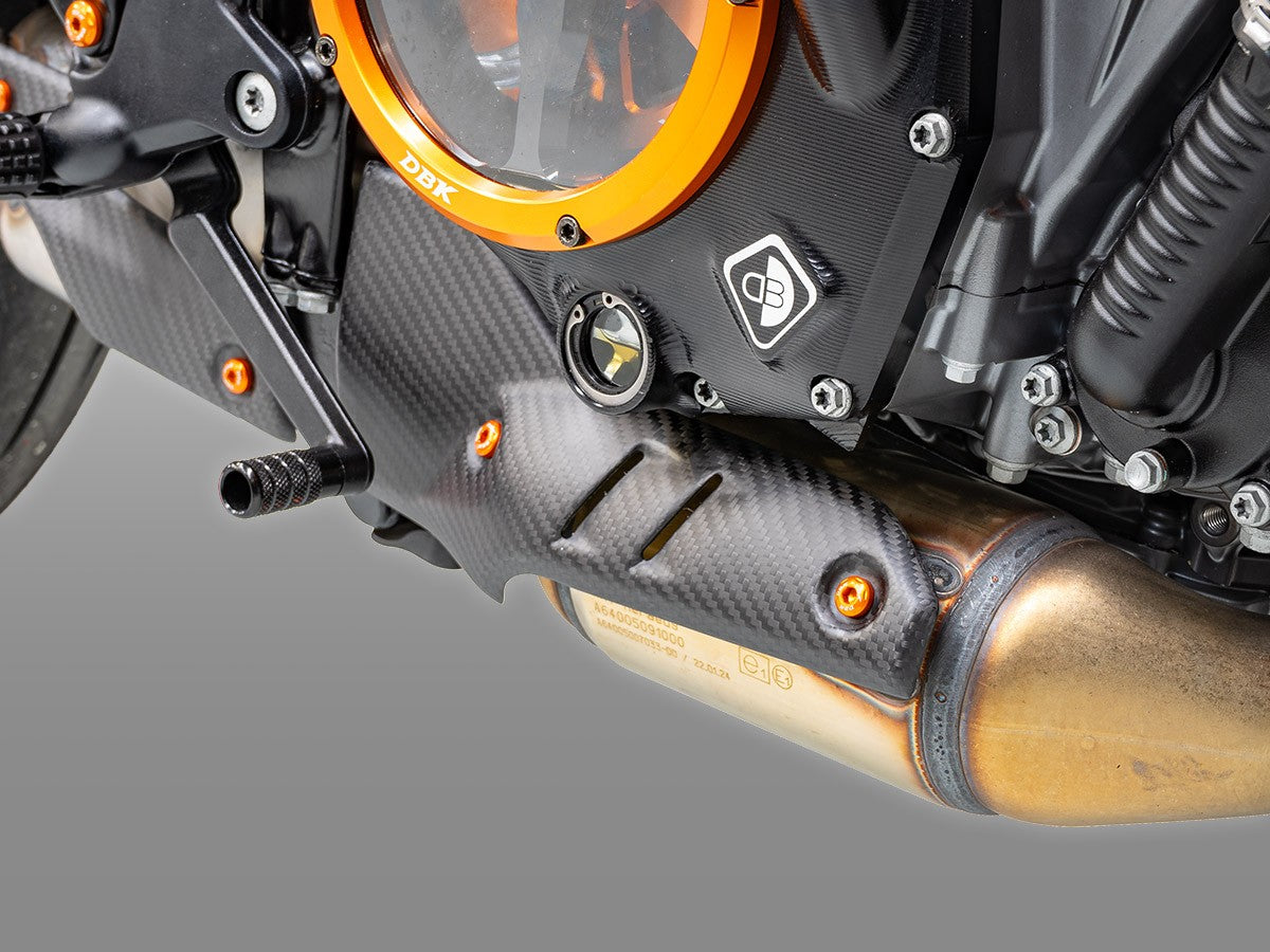 Ducabike DBK CRB136O KTM 990 Duke Matt Carbon Exhaust Cover