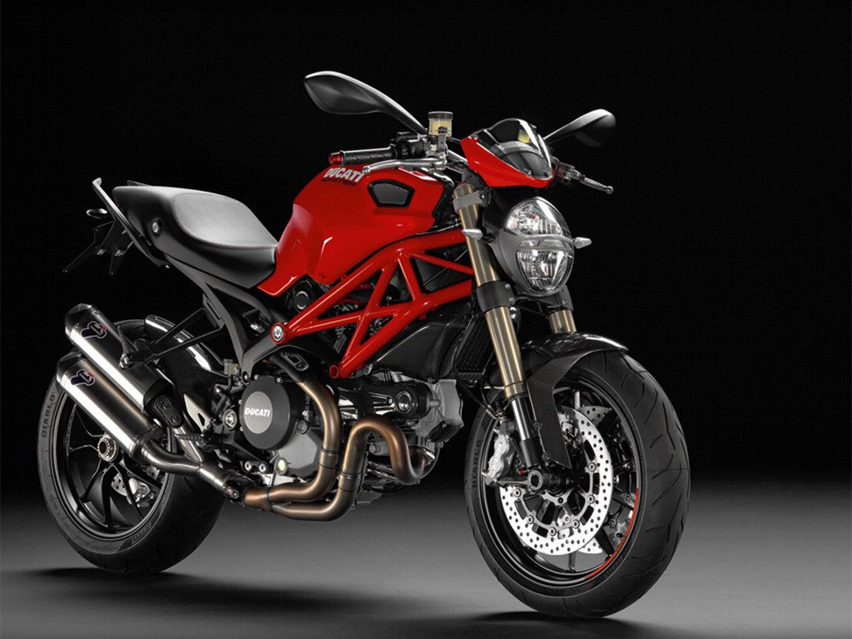 Termignoni 012IO Pair Of Approved Silencers Stainless Steel Ducati Monster 1100 Evo