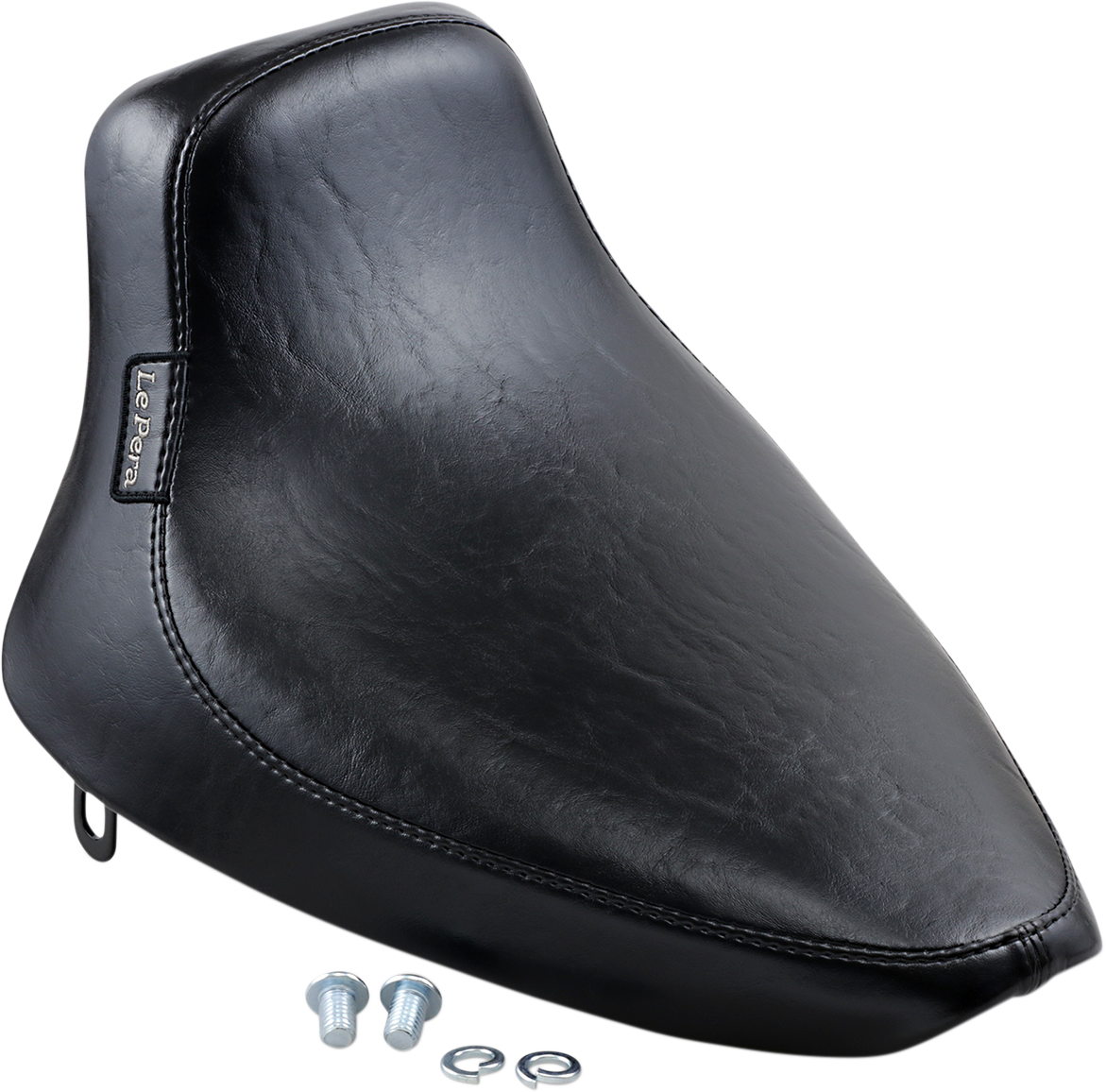 Le Pera Silhouette Solo Seat - Smooth - Black - Softail '84-'99