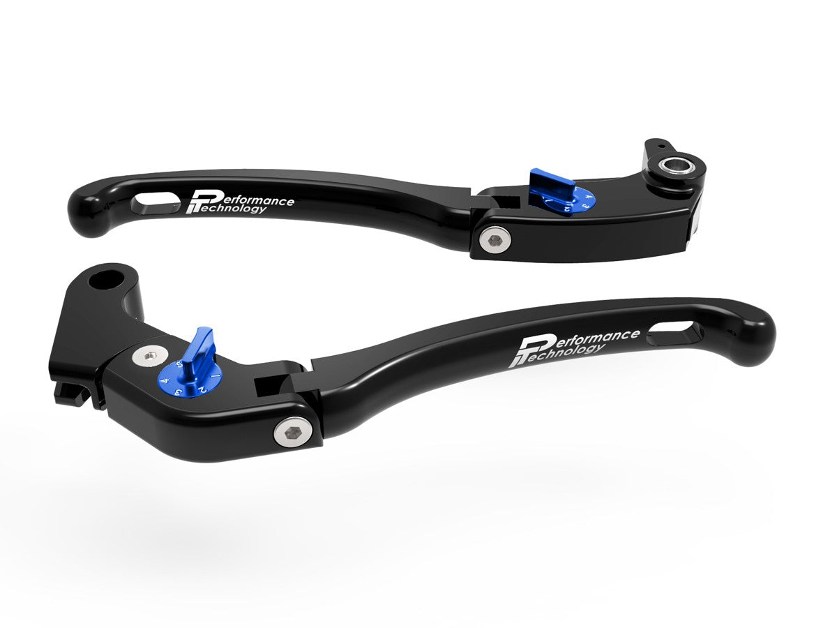 Ducabike DBK LE11 Brake / Clutch Adjustable Levers Eco GP 1 - BLACK-BLUE