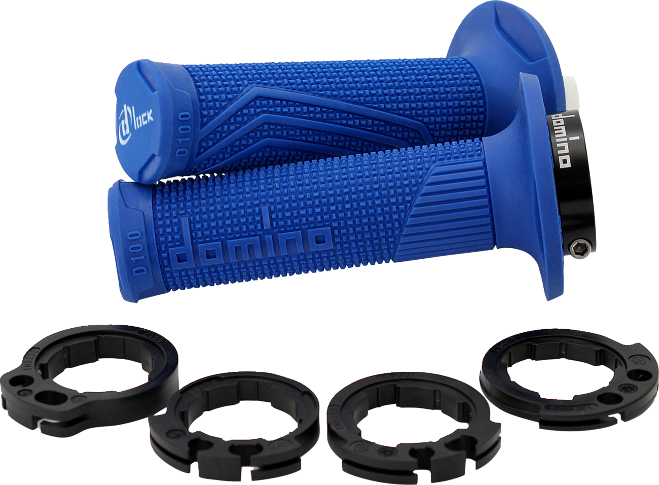 Domino D100 D-Lock Grips - Blue