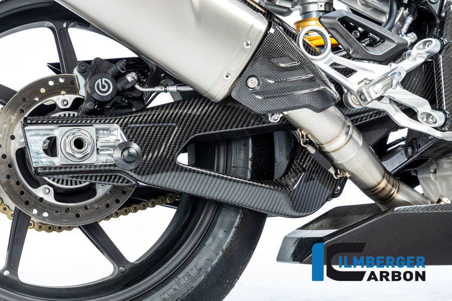 Ilmberger Carbon Swingarm Cover Right BMW M1000RR / S1000RR - Gloss / Twill