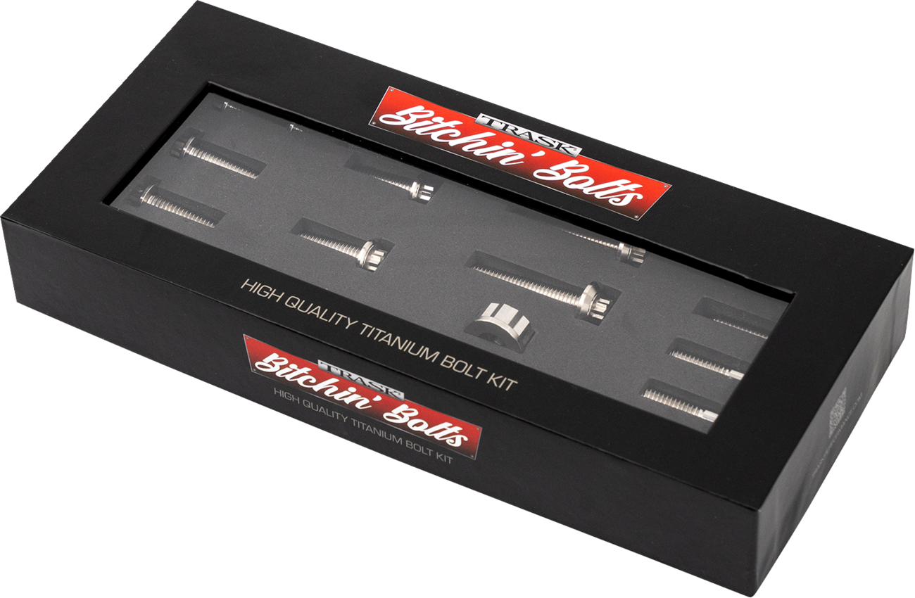 Trask Bitchin' Bolts Hardware Kit - Titanium - M8 - Motor Mount