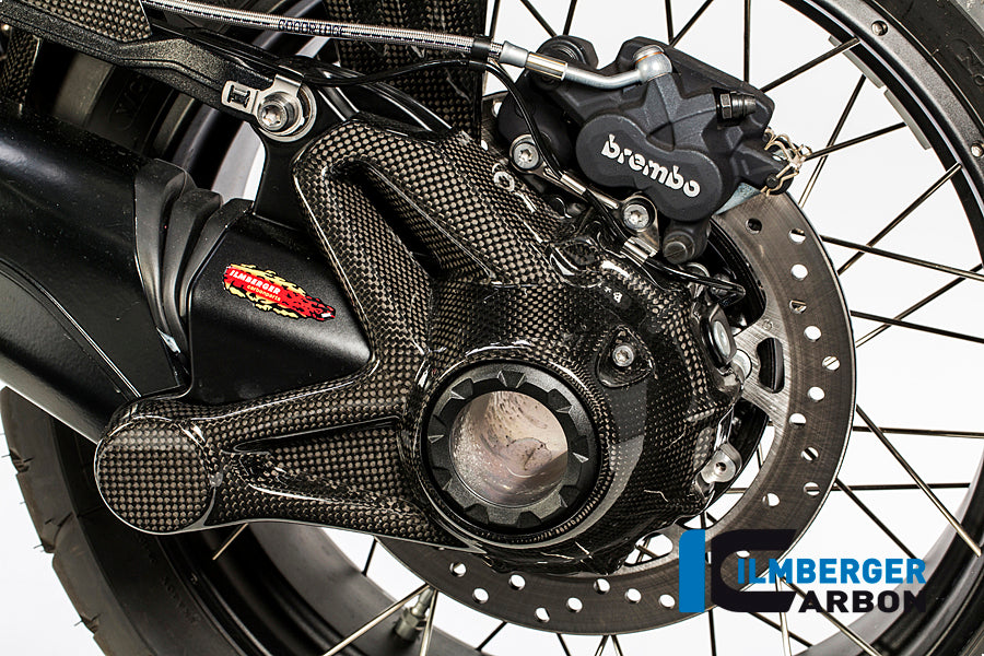 Ilmberger Carbon Cardan Housing Cover (Mounting Without Rear Splash Guard) Carbon For The Water-Cooled BMW R 1200