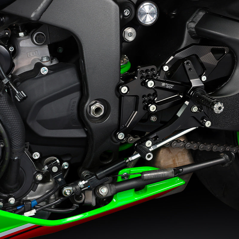 Bonamici Racing Adjustable Rearsets - Kawasaki ZX-6R