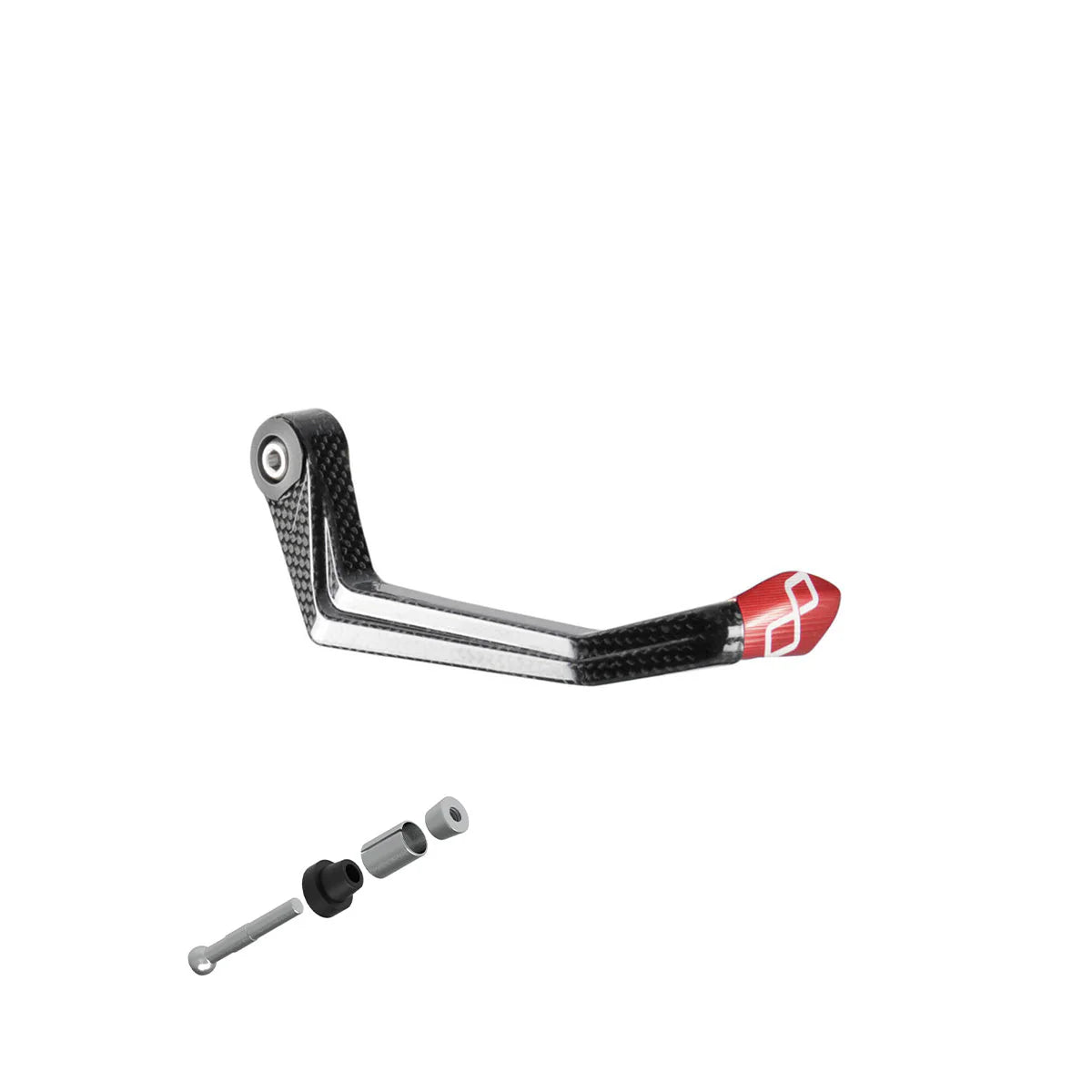 Lightech Carbon Fiber Brake Lever Guard For Ducati Panigale V2 V2S - Black