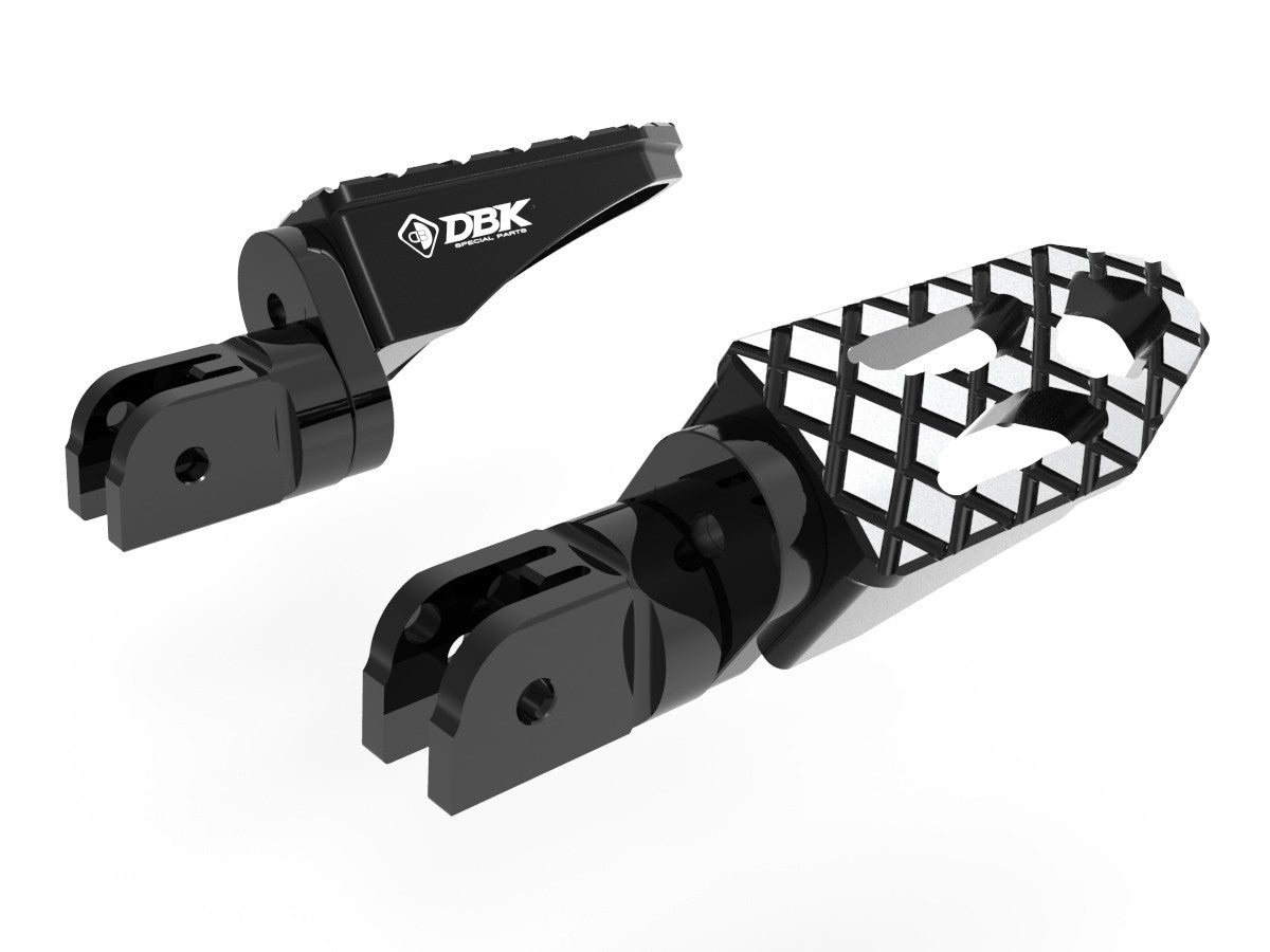 Ducabike DBK KPDM03 Adjustable Pilot Footpegs Kit - BLACK