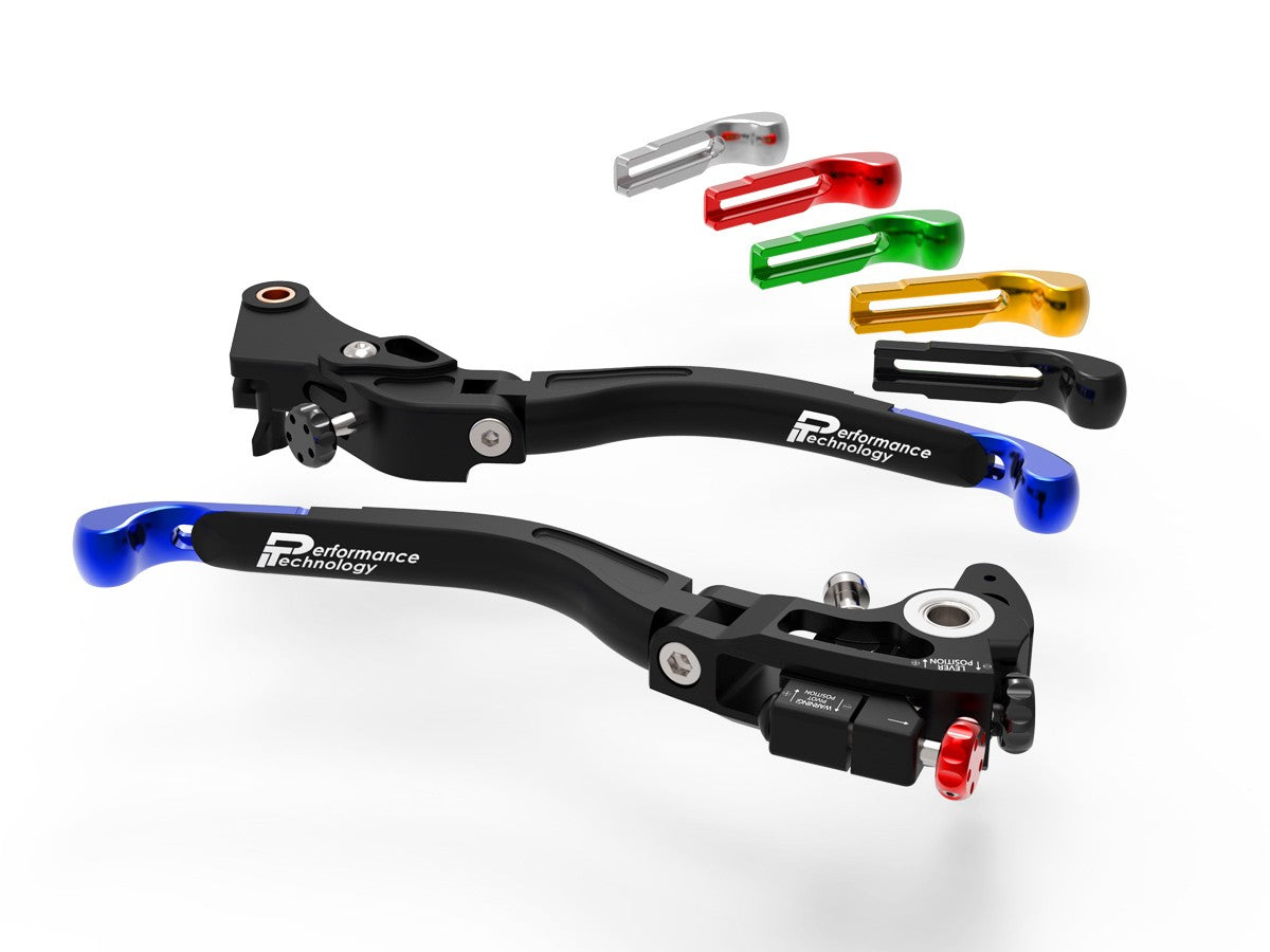 Ducabike DBK L17 Ultimate BMW Brake + Clutch Levers Double Adjustment - BLACK-RED